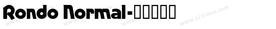 Rondo Normal字体转换